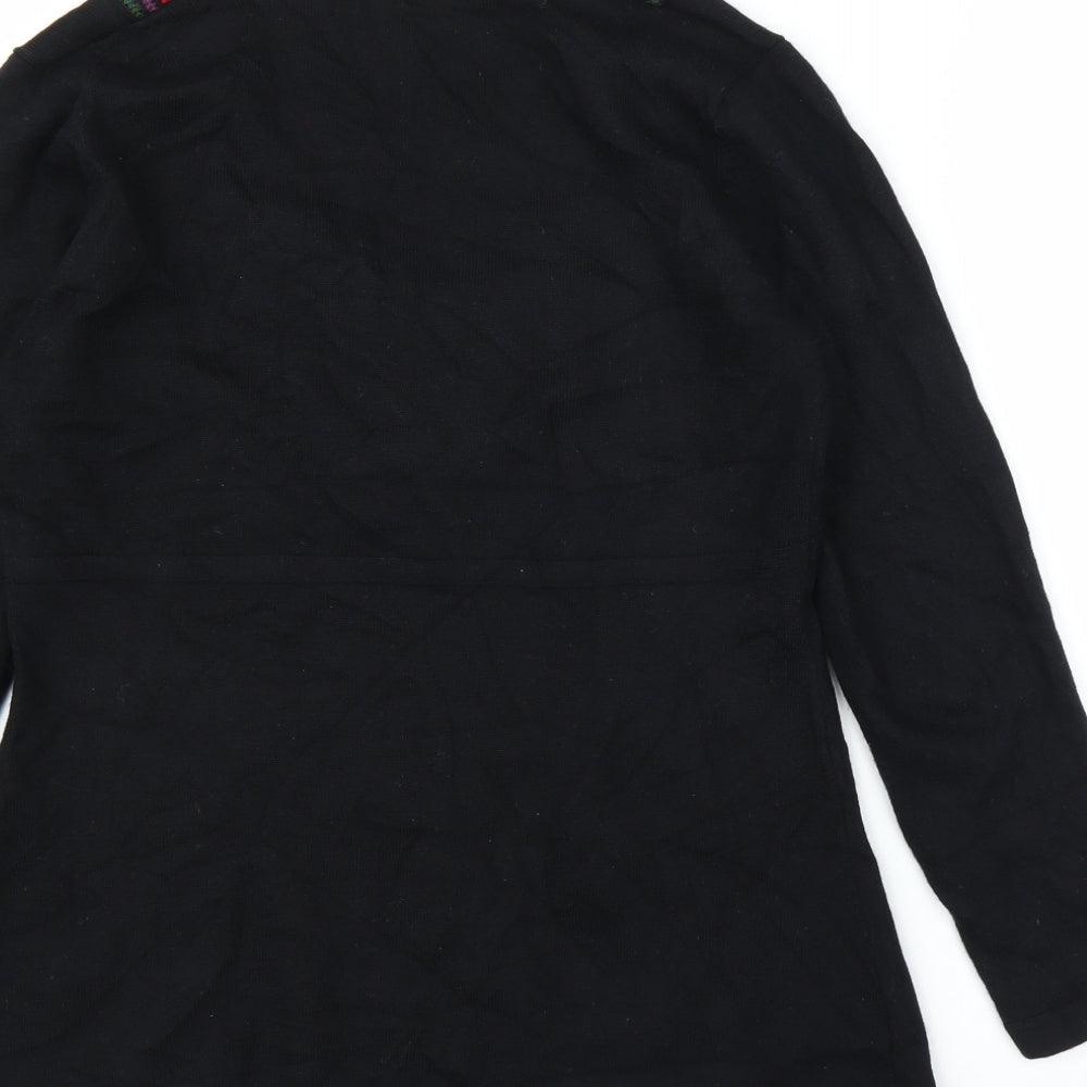 EAST Womens Black   Tunic Jumper Size 14