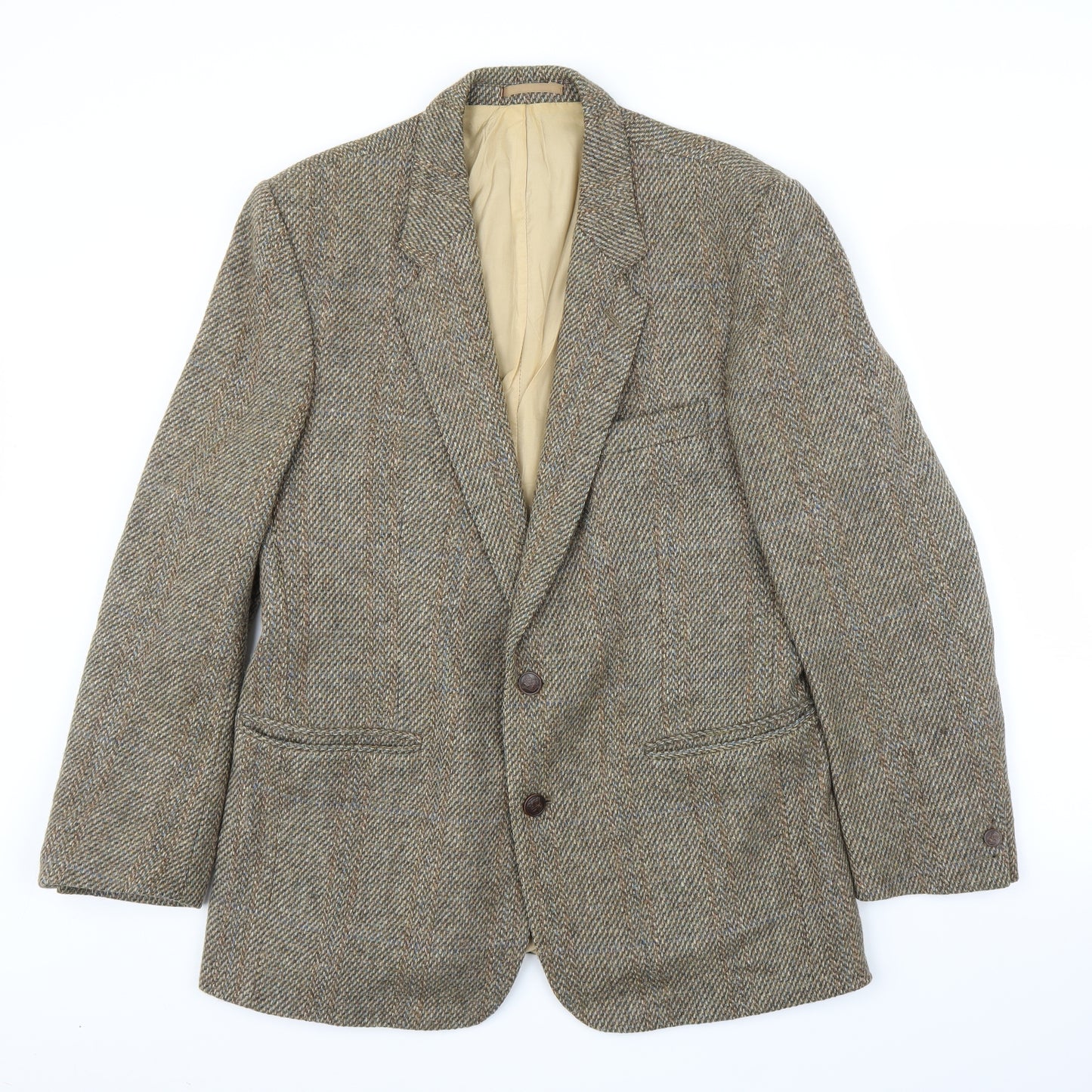 Crombie Mens Beige   Jacket Suit Jacket Size 42