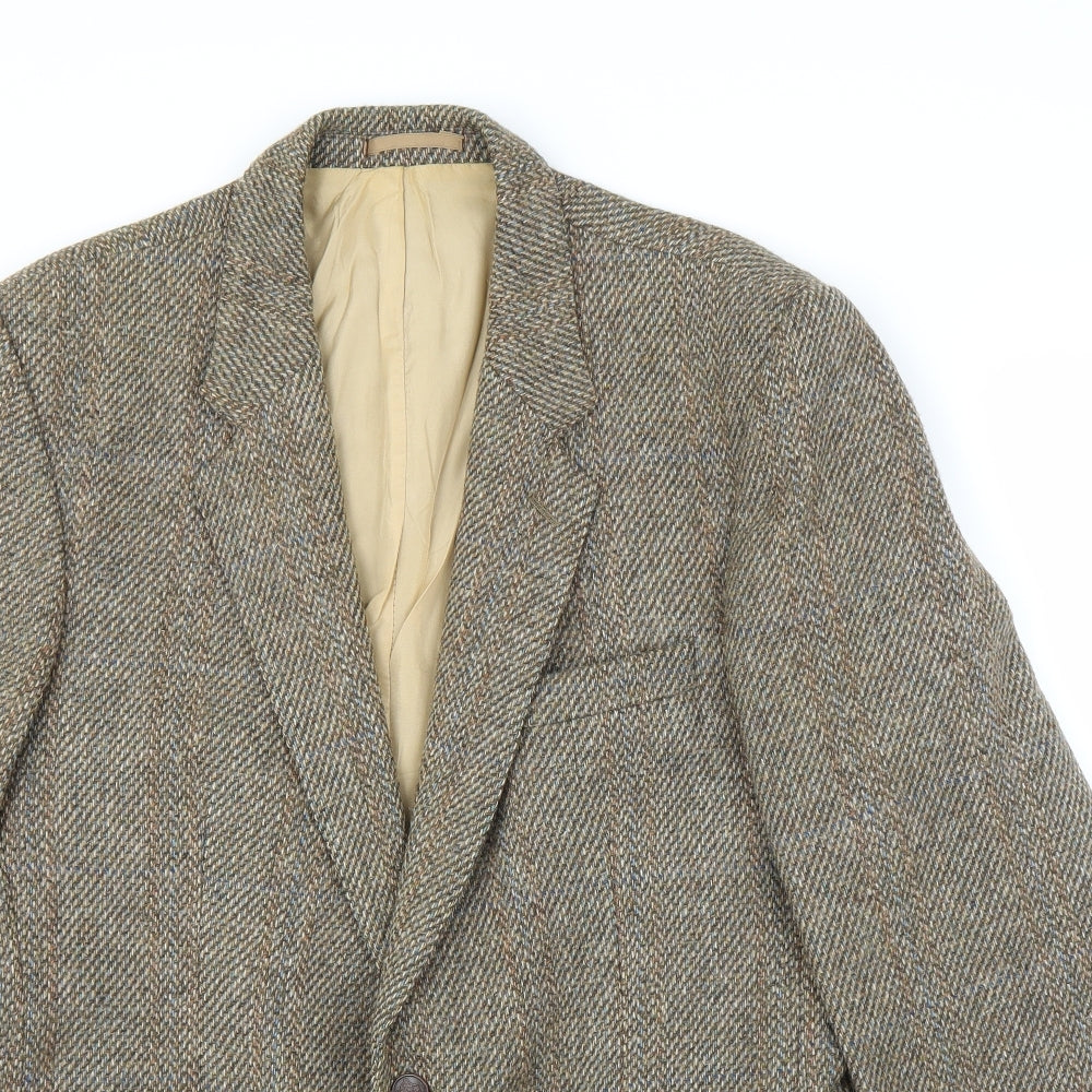 Crombie Mens Beige   Jacket Suit Jacket Size 42