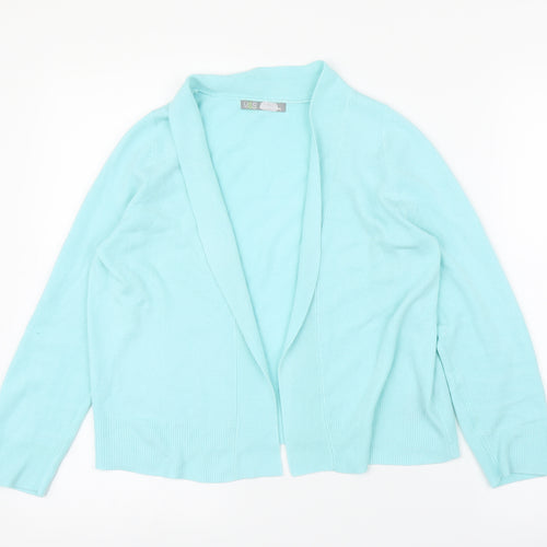 M&S Womens Green   Cardigan Jumper Size 10