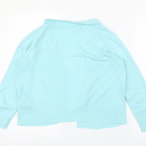 M&S Womens Green   Cardigan Jumper Size 10