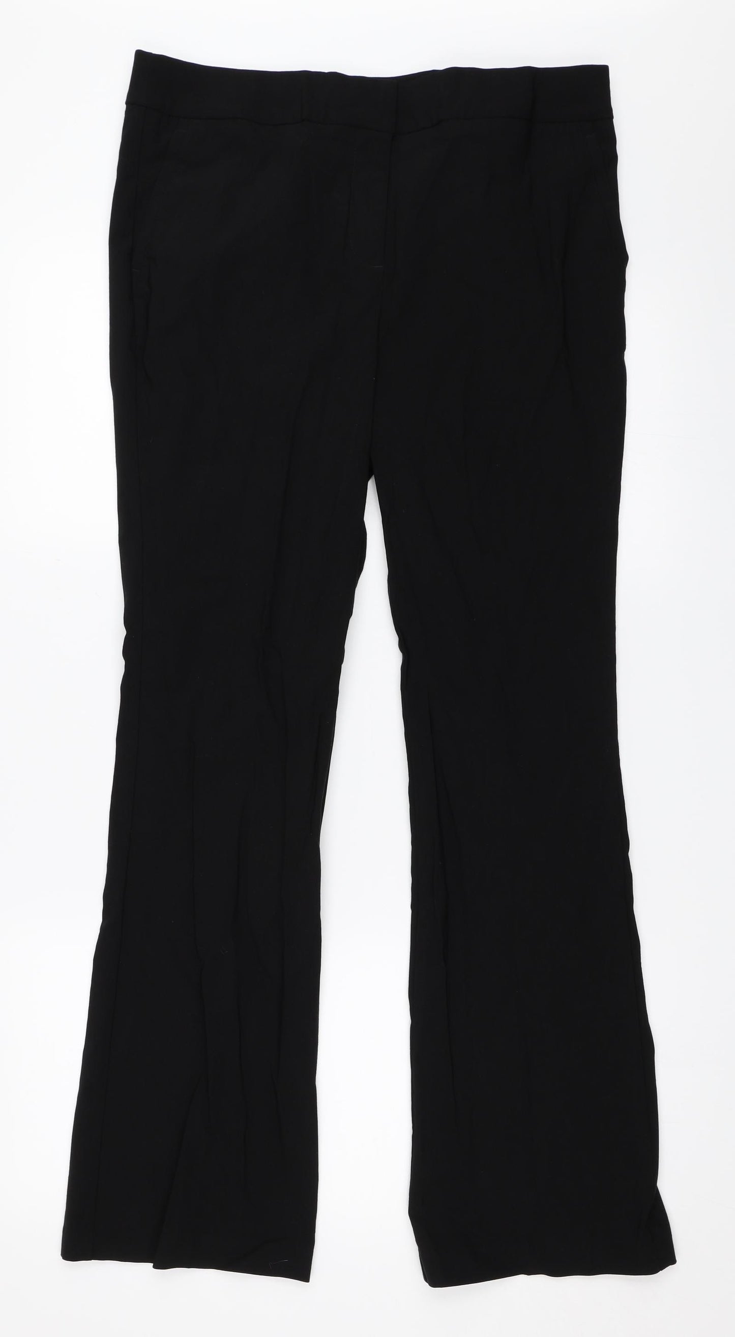Papaya Womens Black   Trousers  Size 14 L30 in