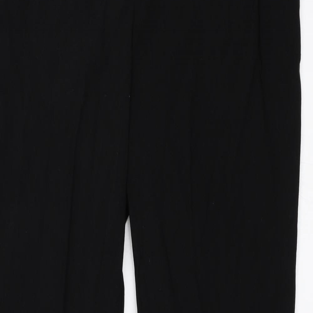 Papaya Womens Black   Trousers  Size 14 L30 in