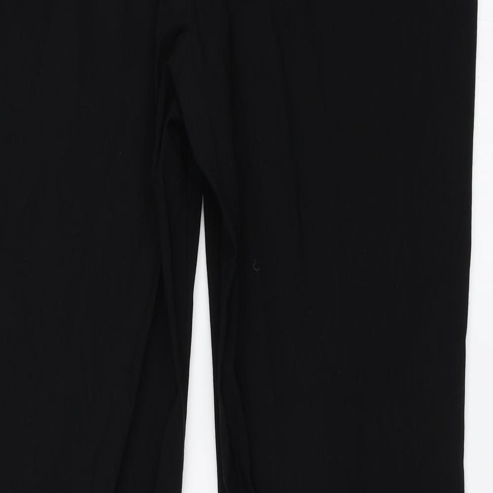 Papaya Womens Black   Trousers  Size 14 L30 in