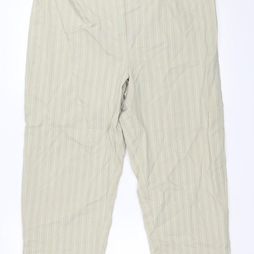 Slimma Womens Beige   Trousers  Size 18 L25 in
