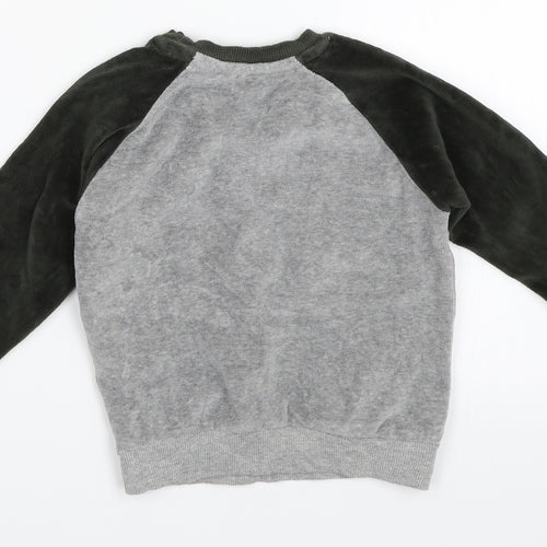 M&Co Boys Grey   Pullover Sweatshirt Size 2-3 Years