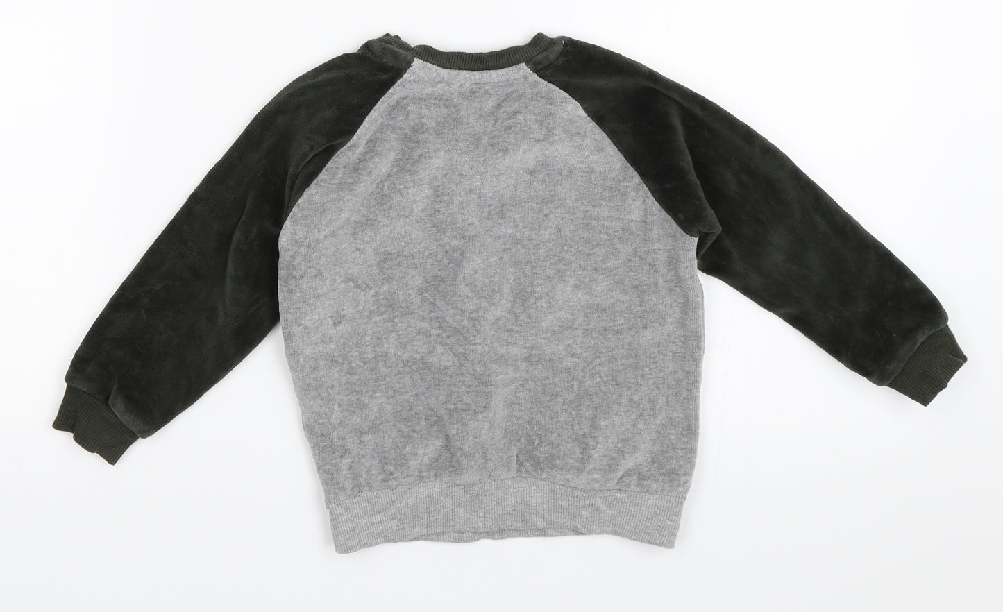 M&Co Boys Grey   Pullover Sweatshirt Size 2-3 Years