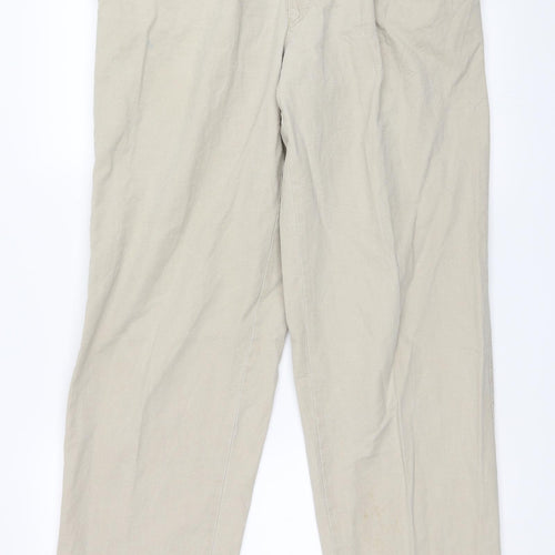 Meyer Mens Beige   Trousers  Size 34 in L34 in