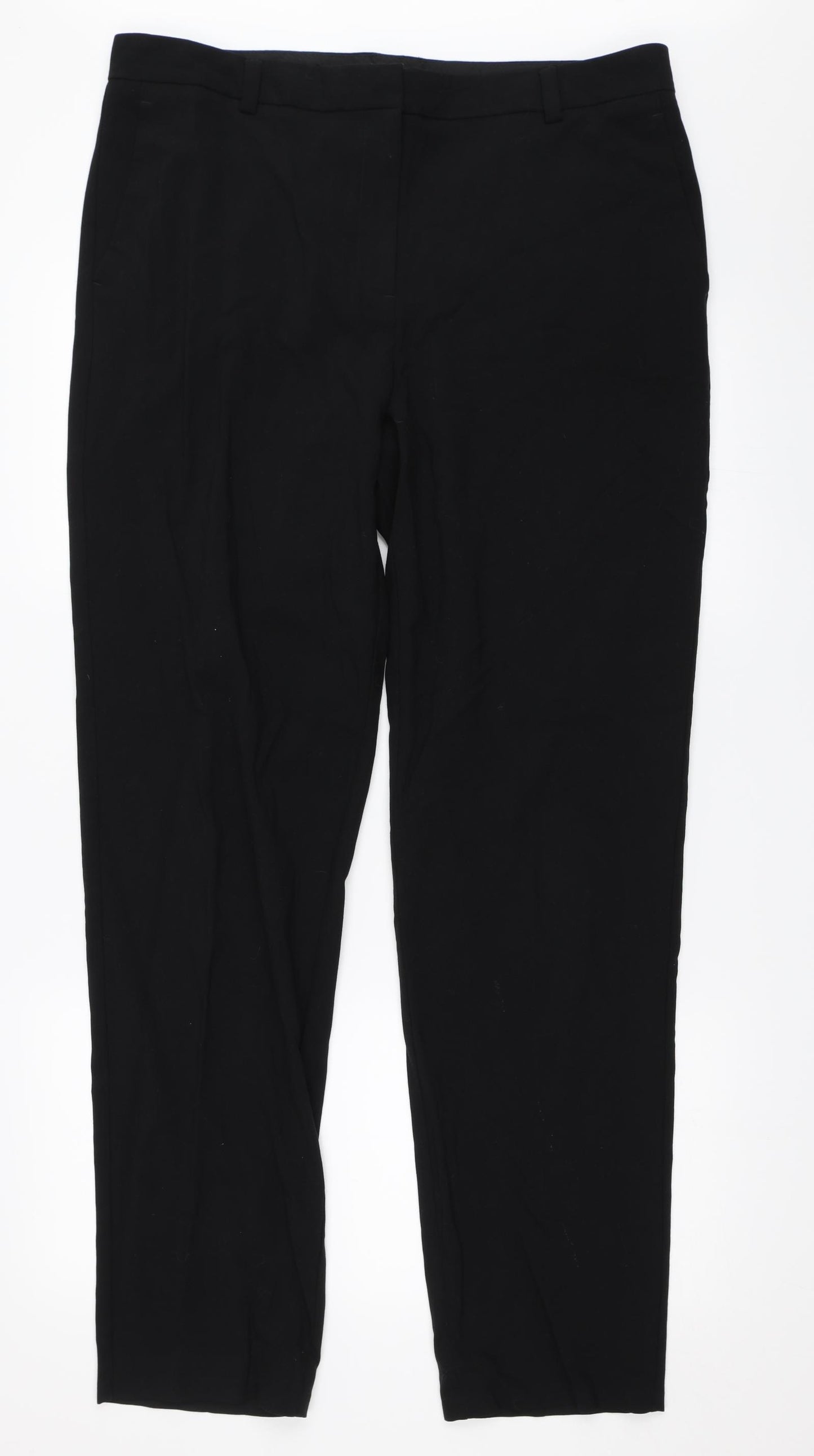 Marks and Spencer Womens Black   Trousers  Size 16 L32.5 in