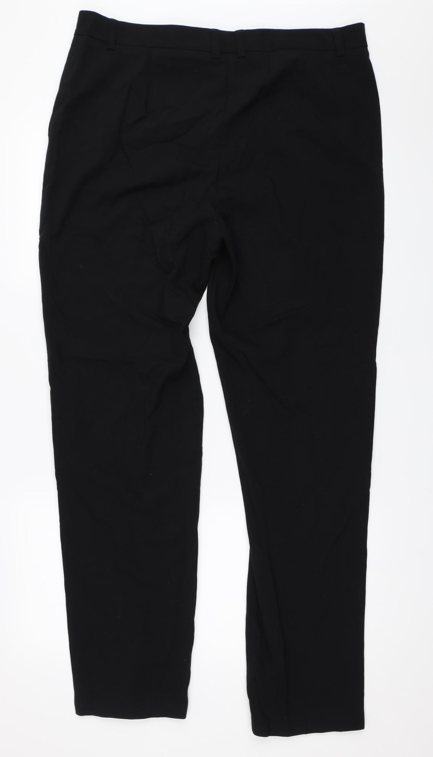Marks and Spencer Womens Black   Trousers  Size 16 L32.5 in