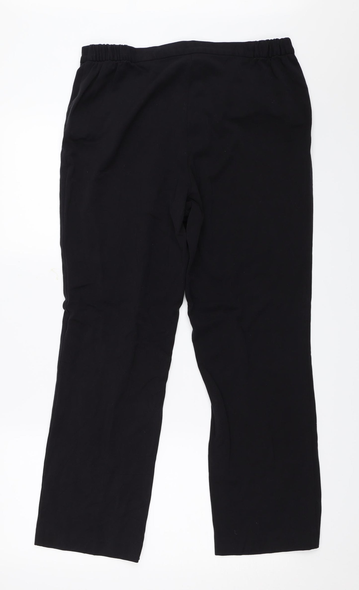 Marks and Spencer Womens Black   Trousers  Size 12 L27.5 in