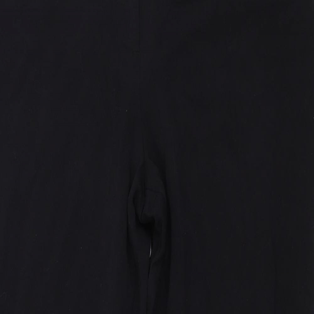 Marks and Spencer Womens Black   Trousers  Size 12 L27.5 in
