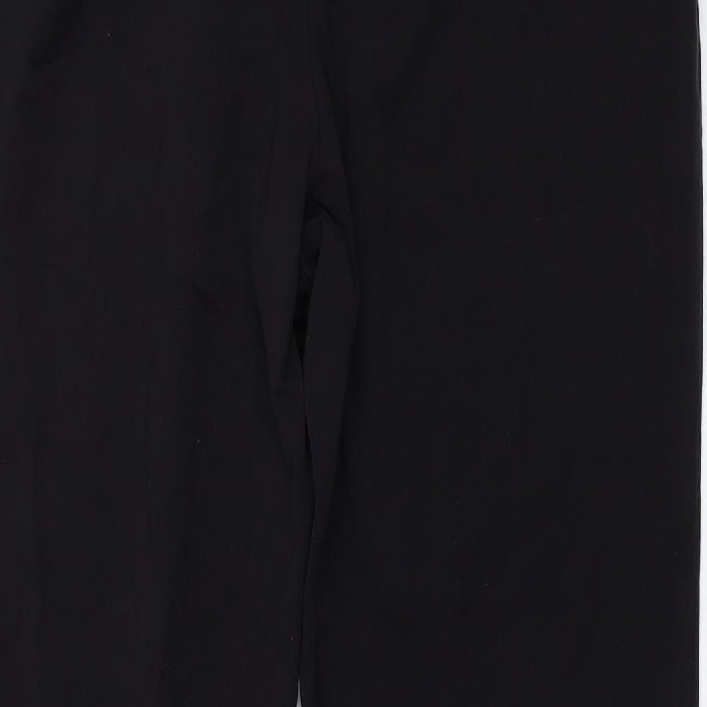 Marks and Spencer Womens Black   Trousers  Size 12 L27.5 in