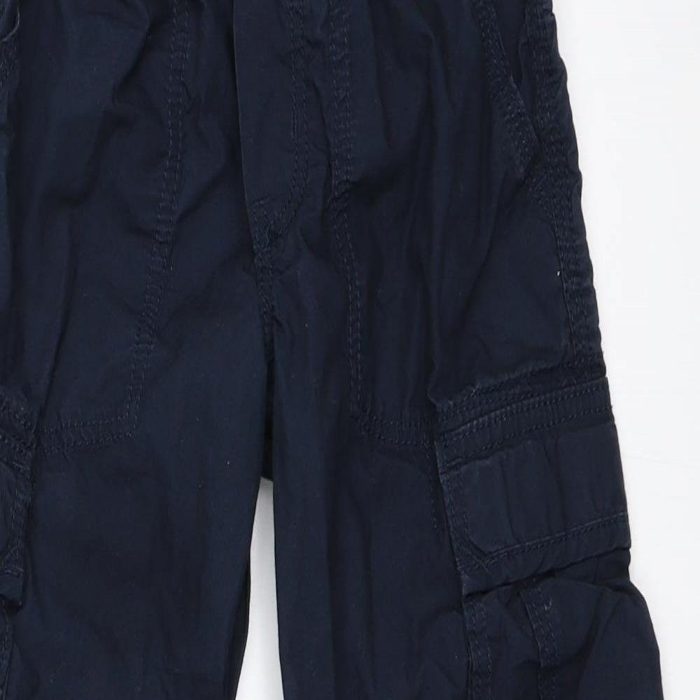 H&M Boys Blue   Cargo Trousers Size 7-8 Years