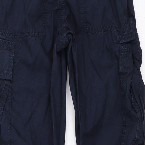 H&M Boys Blue   Cargo Trousers Size 7-8 Years