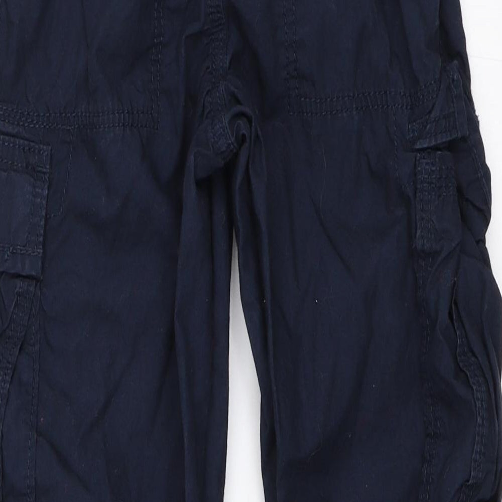 H&M Boys Blue   Cargo Trousers Size 7-8 Years