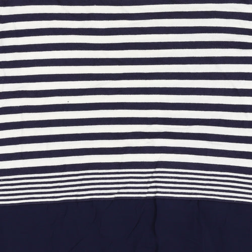 F&F Womens Blue Striped  Pullover Jumper Size 14