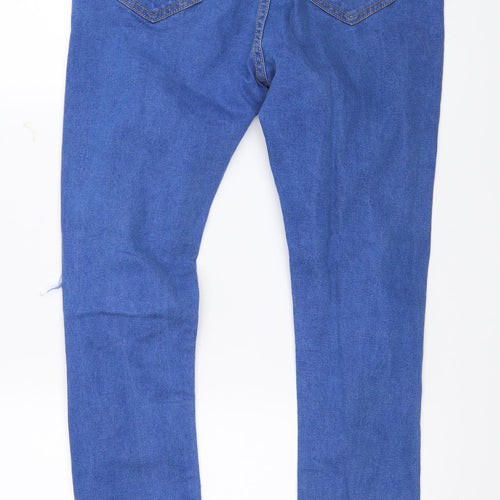 Preworn Womens Blue  Denim Skinny Jeans Size 27 in L27 in