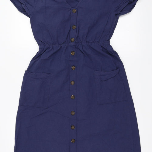 Preworn Womens Blue   Fit & Flare  Size M