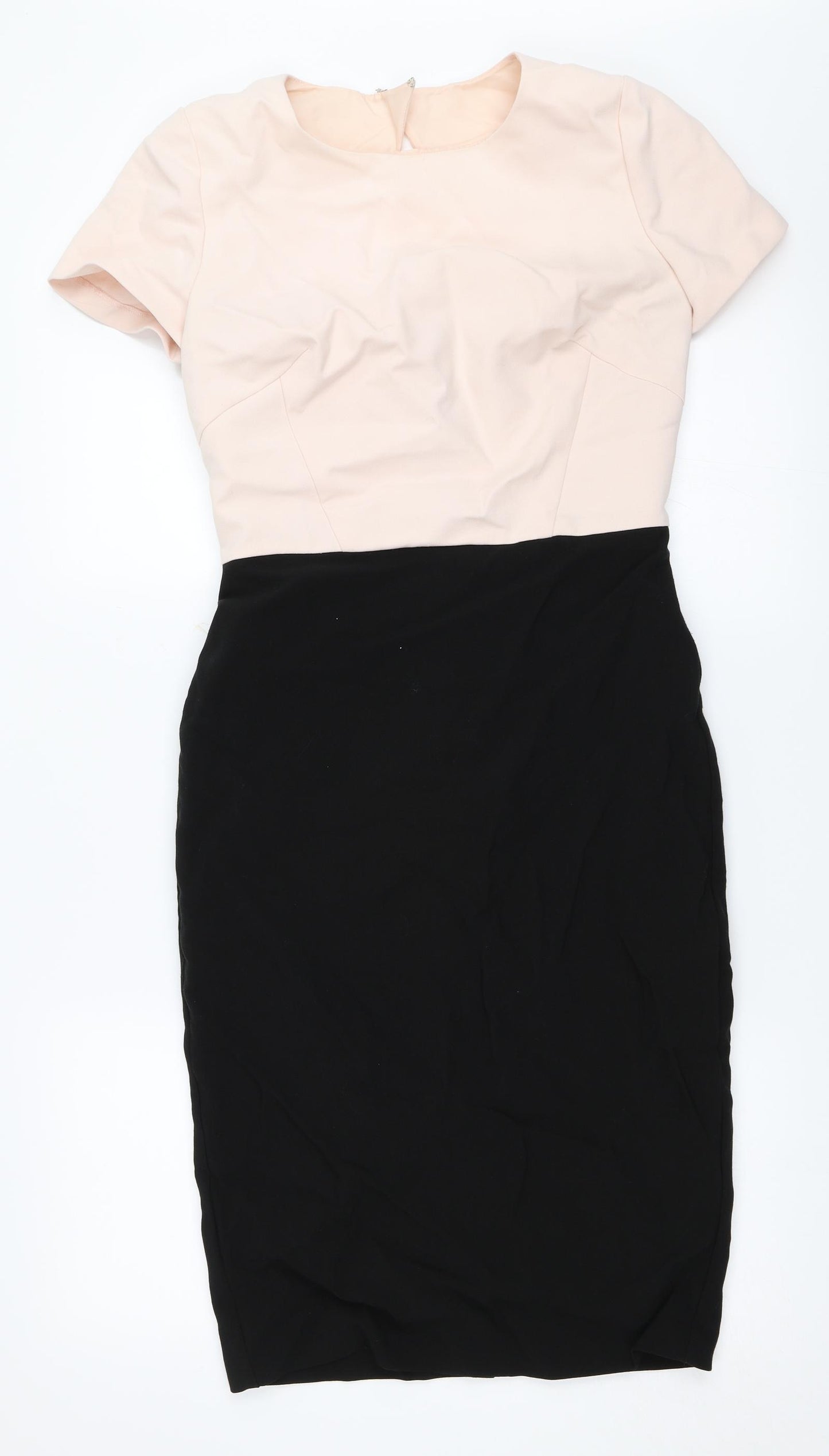 Marks and Spencer Womens Pink   Pencil Dress  Size 8