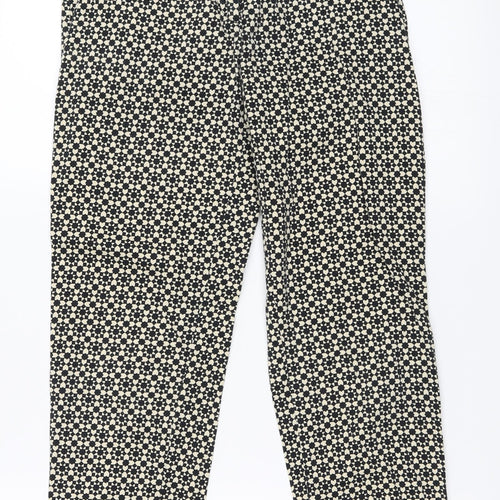 H&M Womens Beige   Capri Trousers Size 34 L24 in
