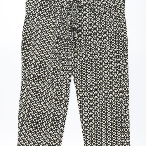 H&M Womens Beige   Capri Trousers Size 34 L24 in