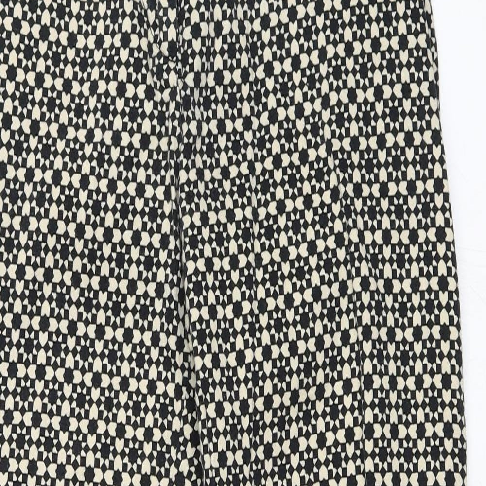 H&M Womens Beige   Capri Trousers Size 34 L24 in