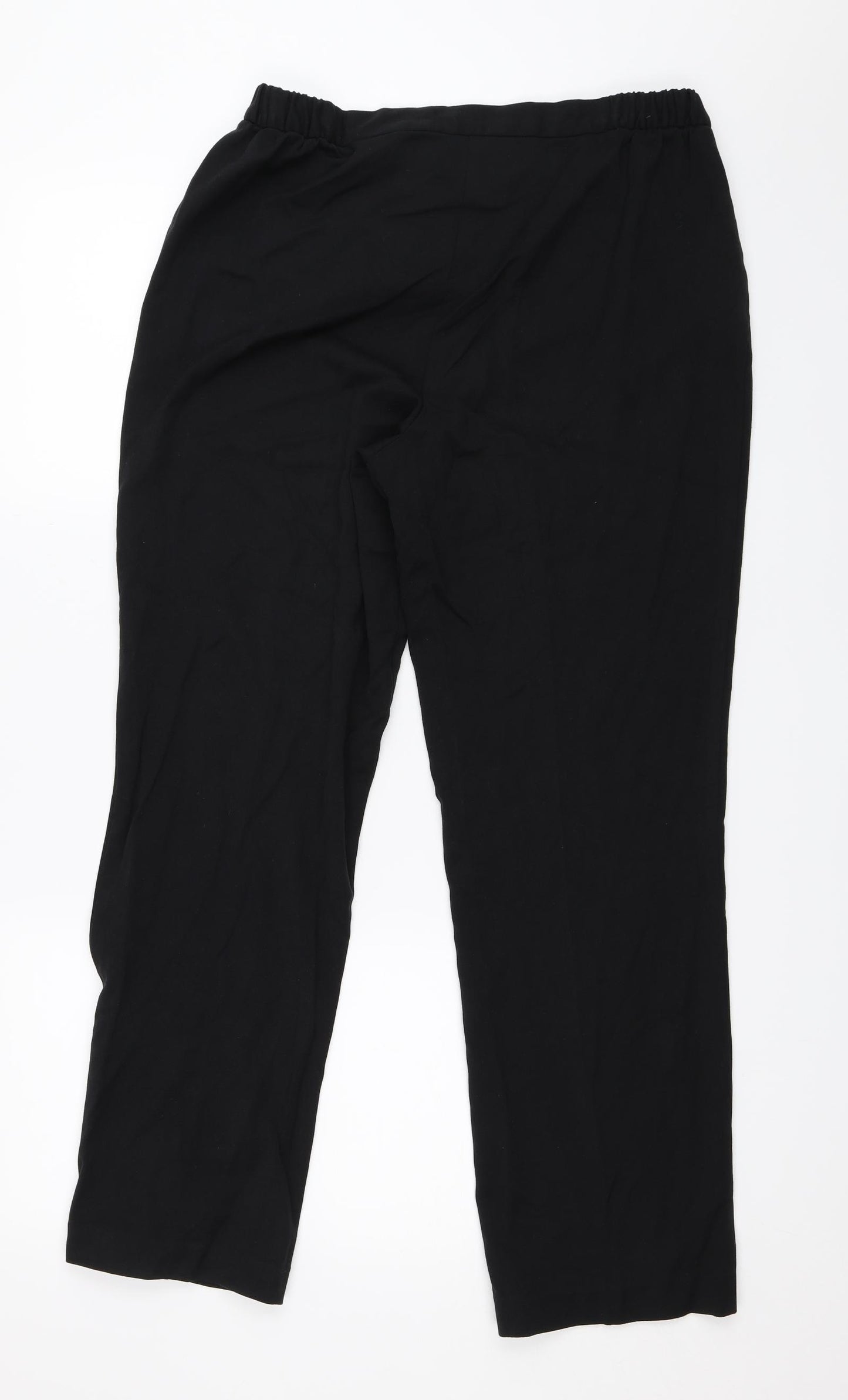 Marks and Spencer Womens Black   Trousers  Size 12 L28 in
