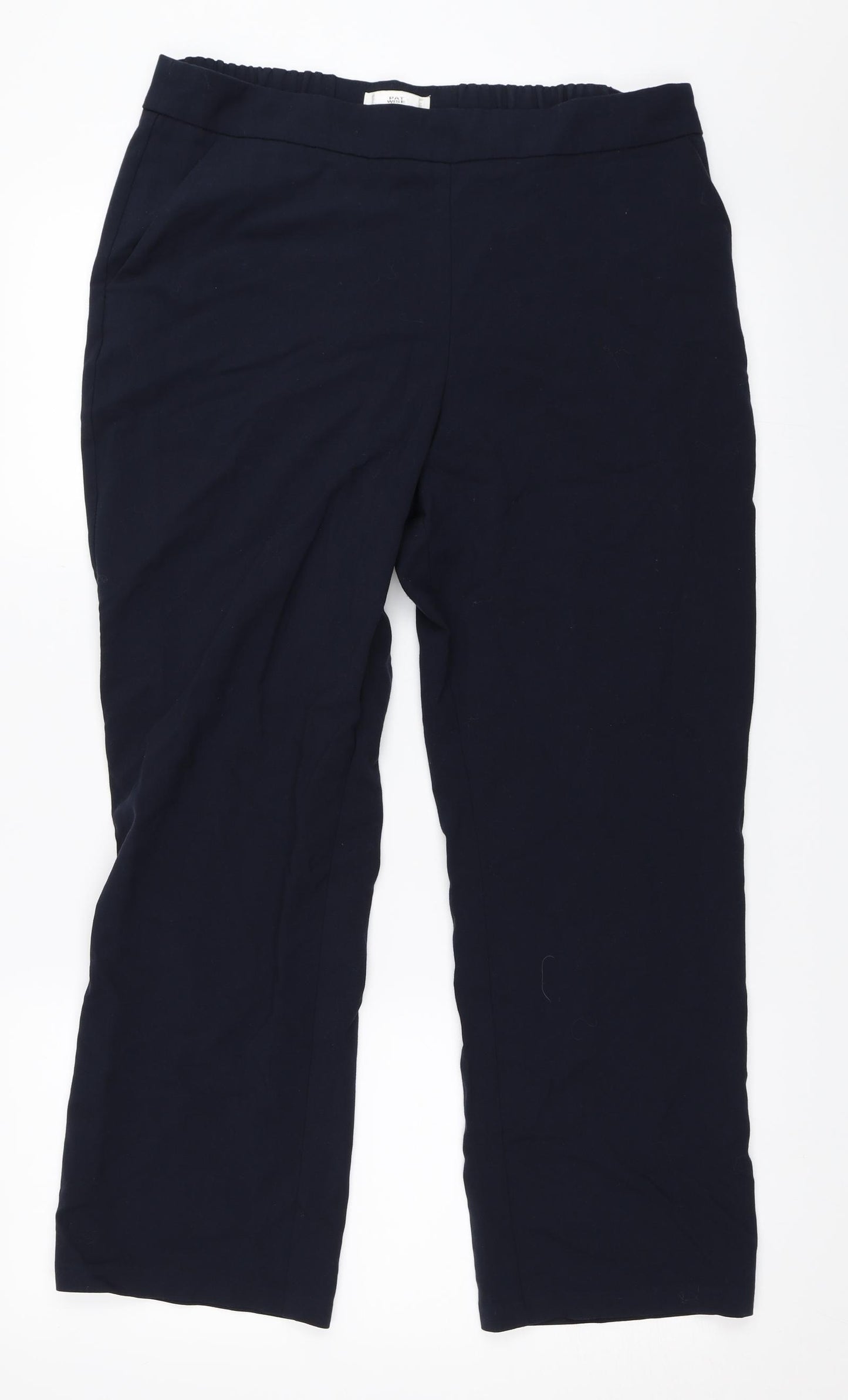 Marks and Spencer Womens Blue   Trousers  Size 14 L26.5 in