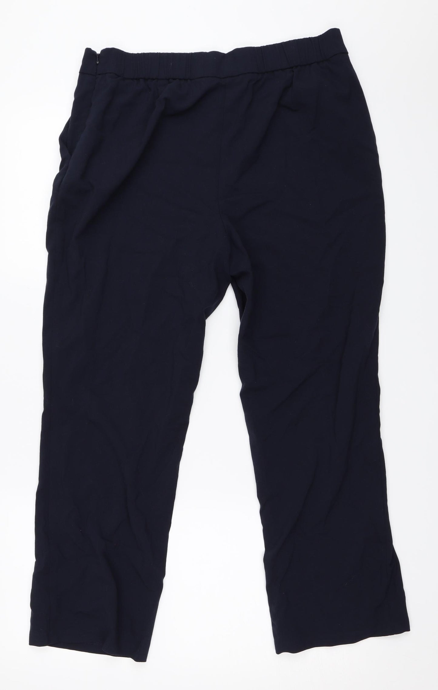 Marks and Spencer Womens Blue   Trousers  Size 14 L26.5 in
