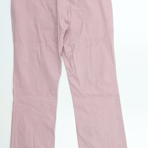 New Look Womens Pink   Trousers  Size 14 L28 in