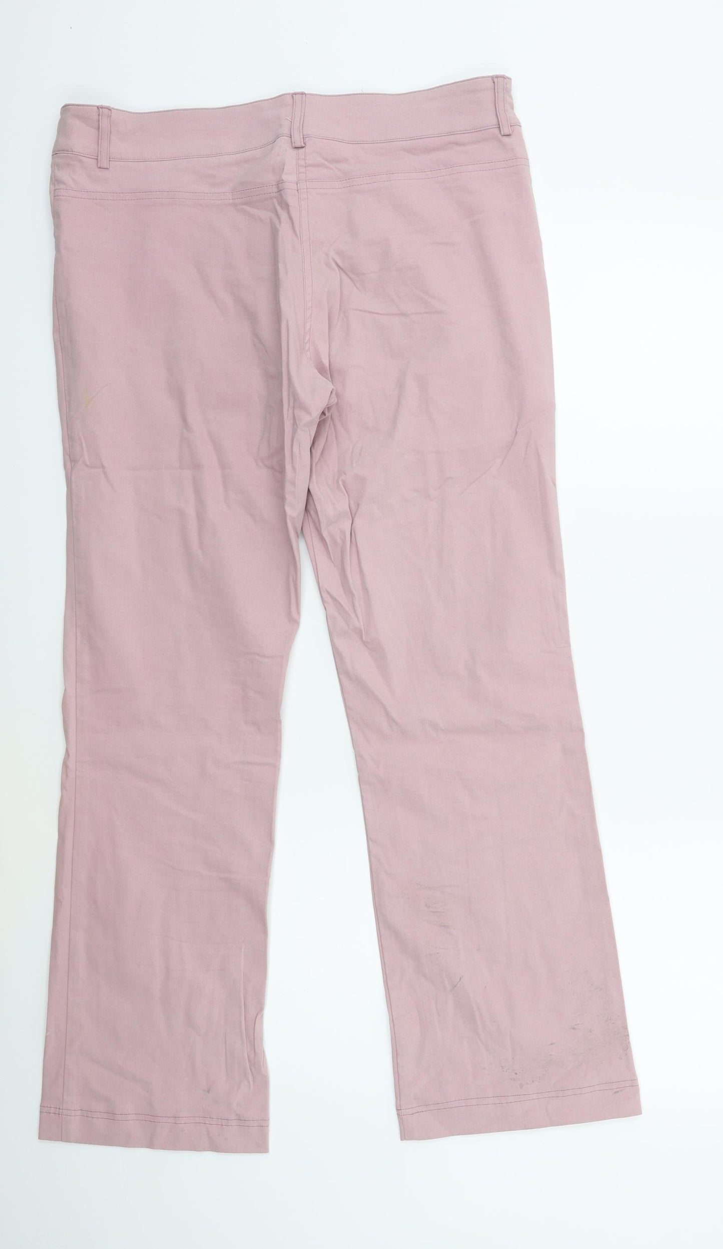 New Look Womens Pink   Trousers  Size 14 L28 in