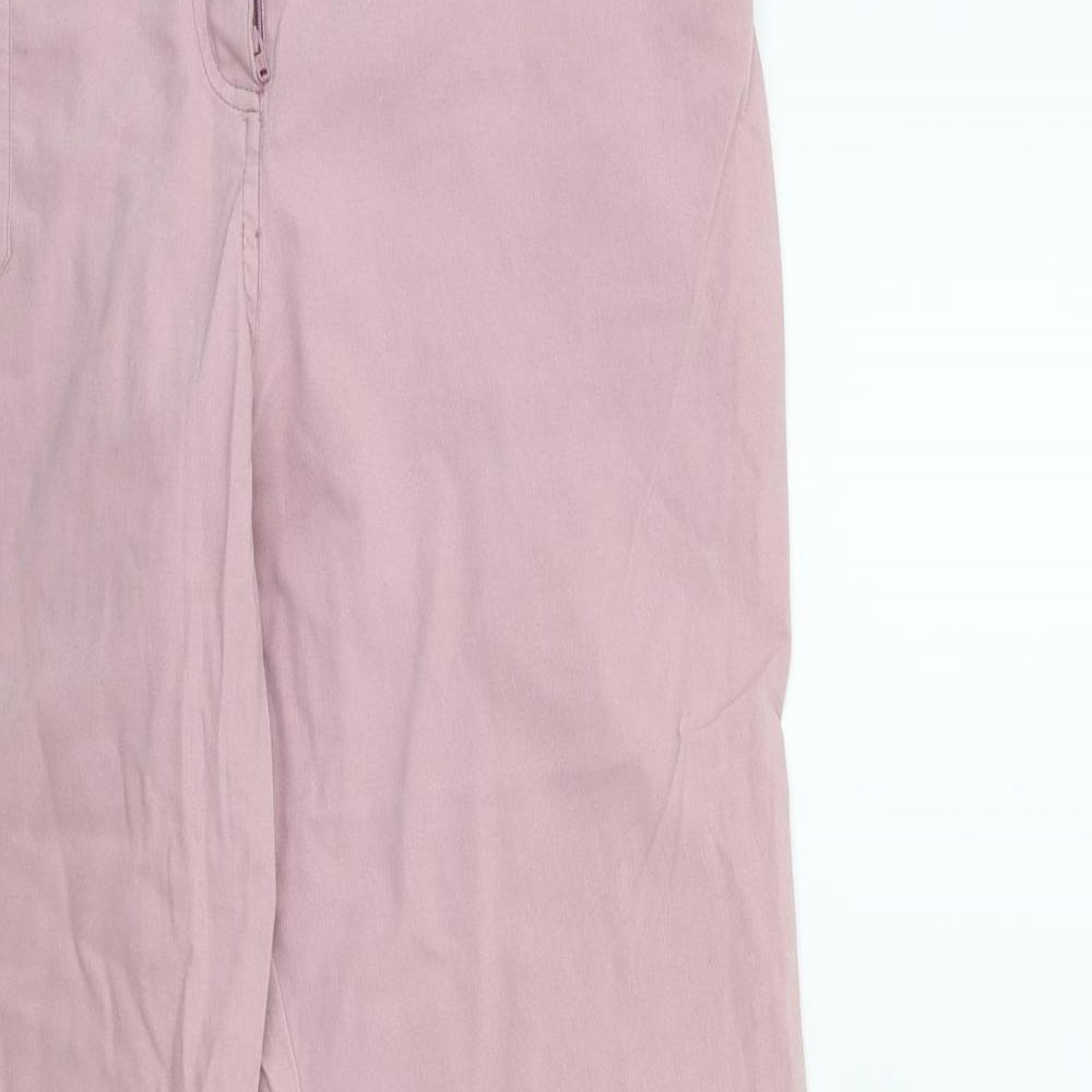New Look Womens Pink   Trousers  Size 14 L28 in