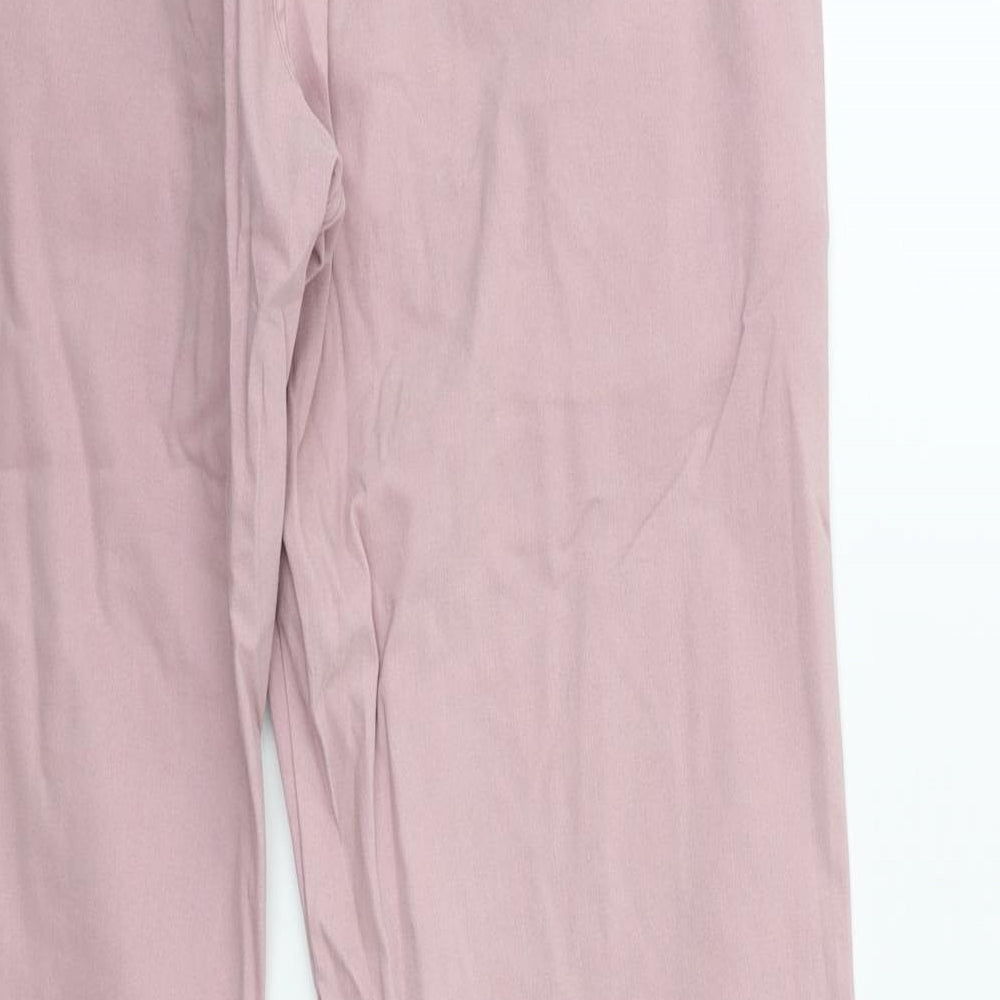 New Look Womens Pink   Trousers  Size 14 L28 in