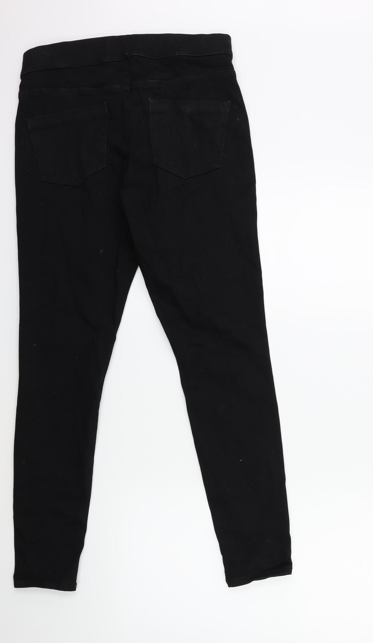 George Womens Black  Denim Jegging Jeans Size 12 L27 in