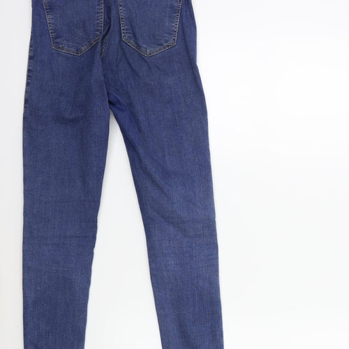 Topshop Womens Blue  Denim Skinny Jeans Size 26 in L32 in
