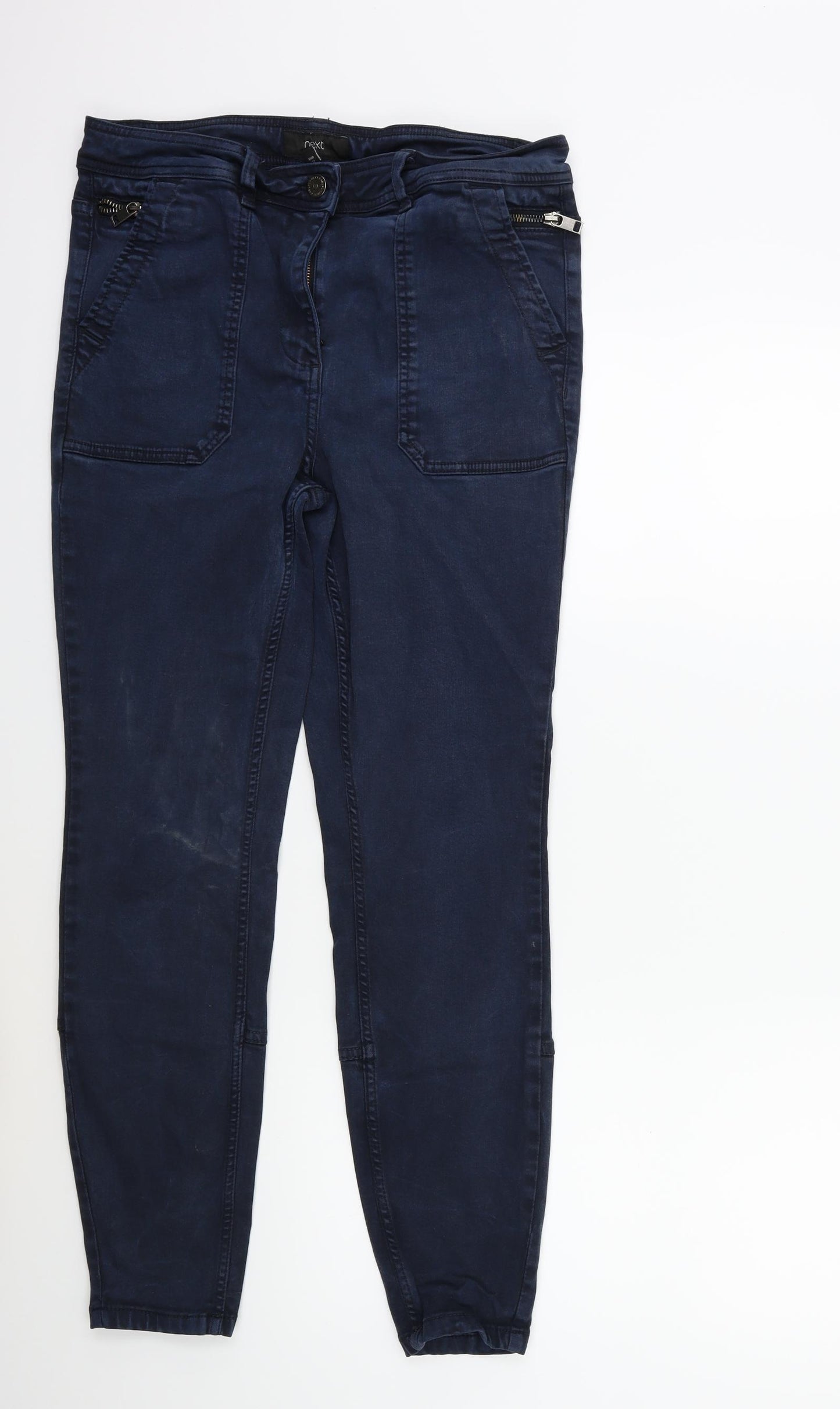 NEXT Womens Blue  Denim Skinny Jeans Size 14 L27 in
