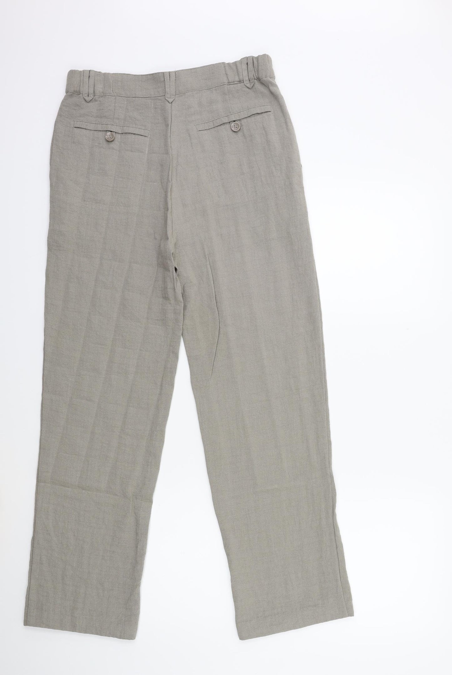 Viz a Viz Womens Grey   Trousers  Size 8 L29 in