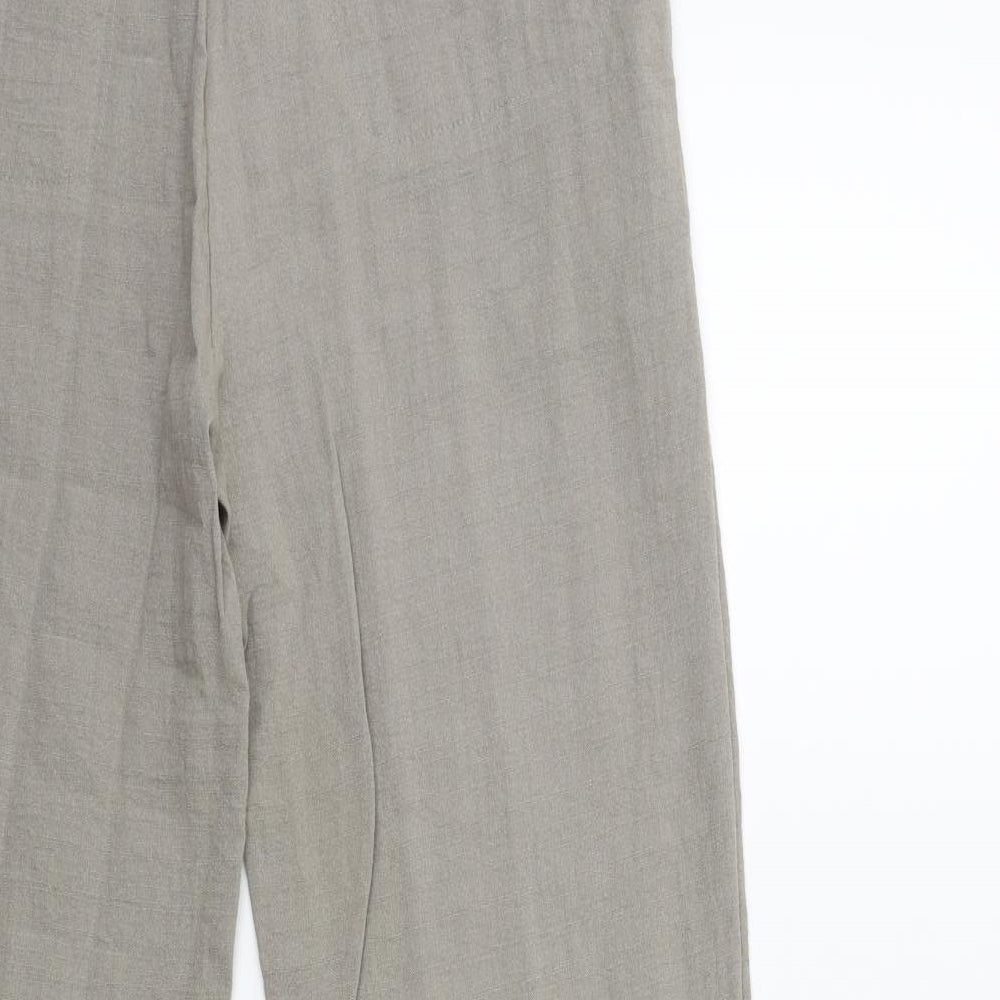 Viz a Viz Womens Grey   Trousers  Size 8 L29 in