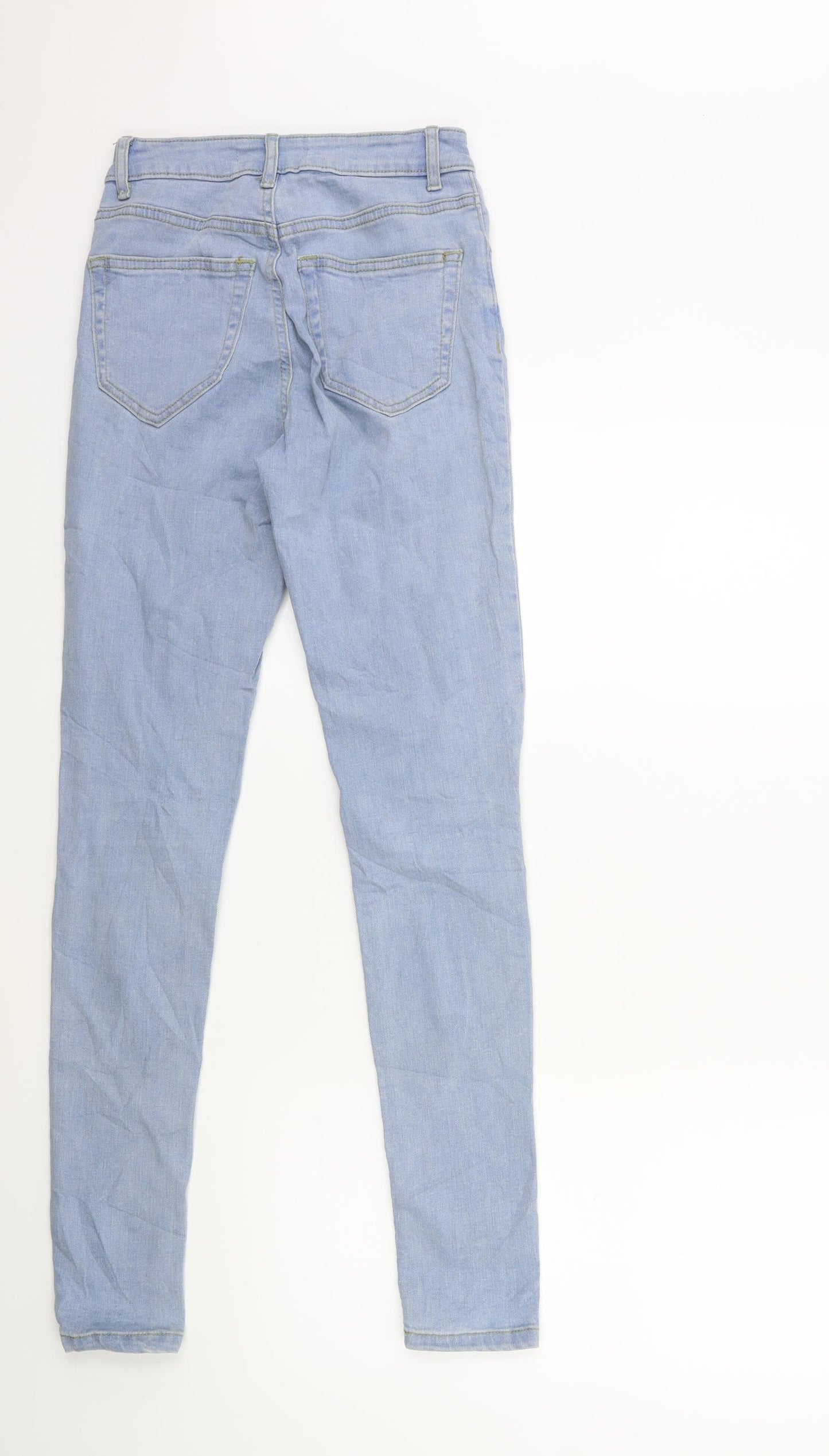 Denim & Co. Womens Blue  Denim Skinny Jeans Size 6 L30 in