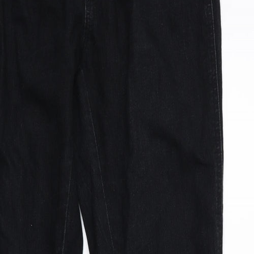 M2B Womens Black  Denim Jegging Jeans Size 10 L29 in