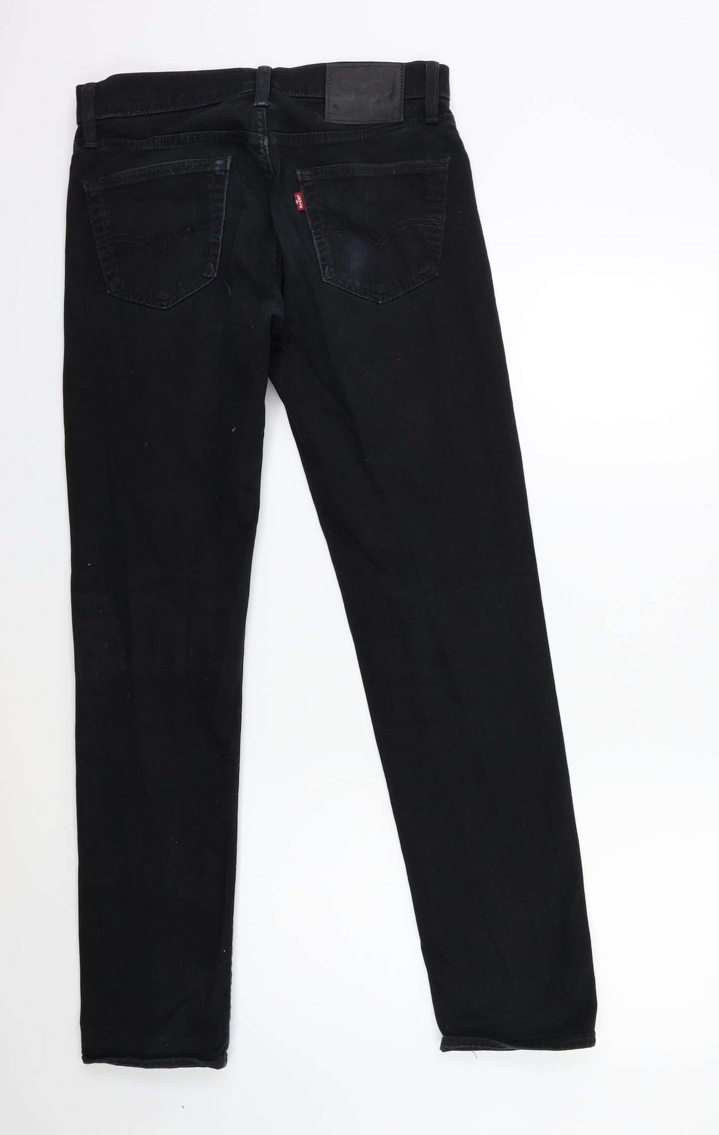 Levi's Womens Black  Denim Straight Jeans Size 29 in L32 in