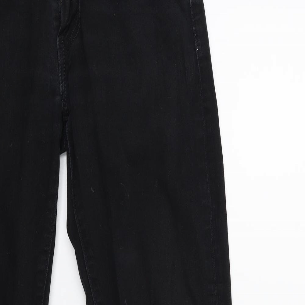 Levi's Womens Black  Denim Straight Jeans Size 29 in L32 in