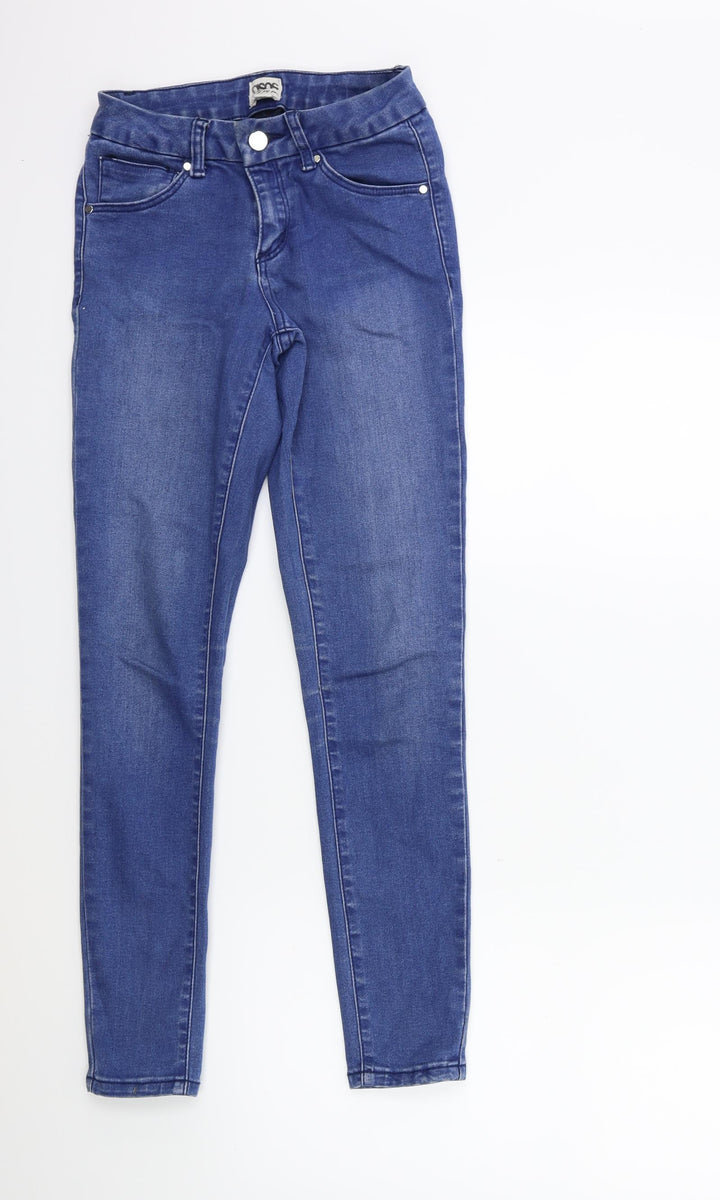 ASOS Womens Blue Denim Skinny Jeans Size 23 in L27 in