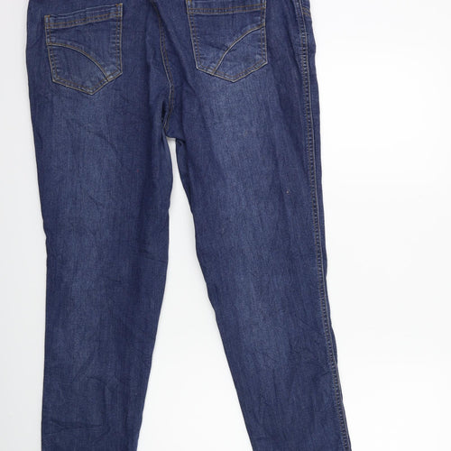 Gina Benotti Womens Blue  Denim Straight Jeans Size 16 L30 in