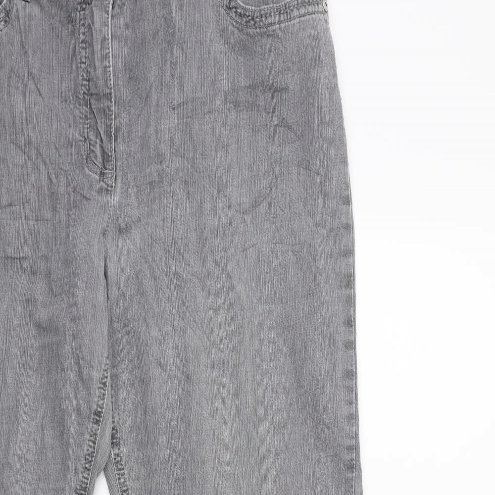 C&A Womens Grey  Denim Straight Jeans Size 20 L29 in