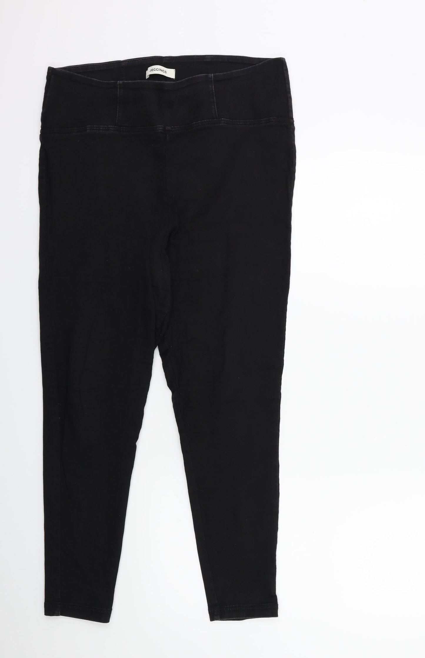 Preworn Womens Black  Denim Jegging Jeans Size 32 in L32 in