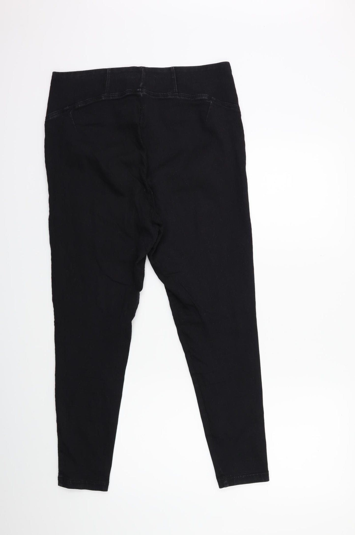 Preworn Womens Black  Denim Jegging Jeans Size 32 in L32 in