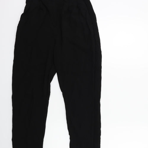 H&M Womens Black   Trousers  Size 8 L27 in