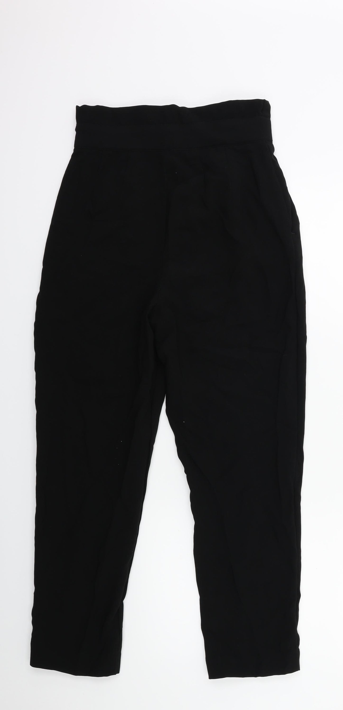 H&M Womens Black   Trousers  Size 8 L27 in